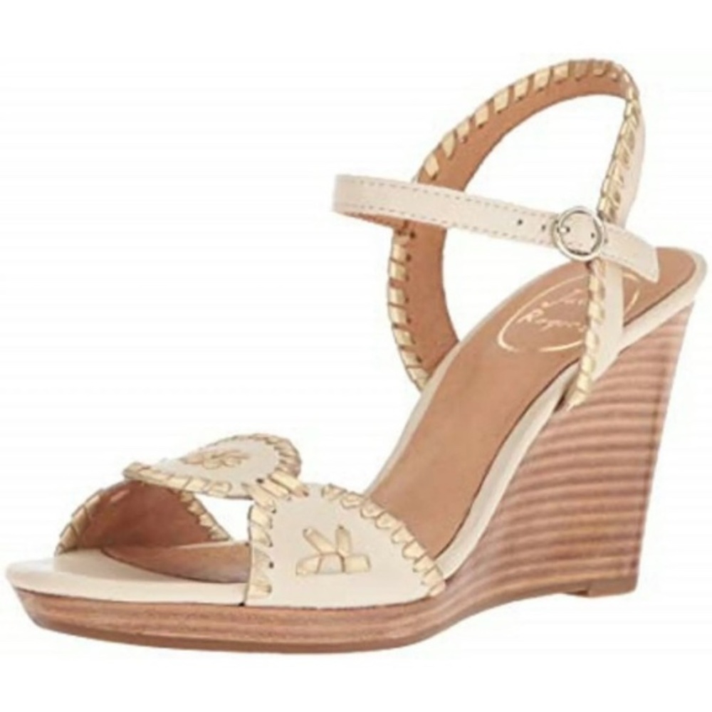 Jack Rogers Women’s Clare Wedge Sandals Size 5